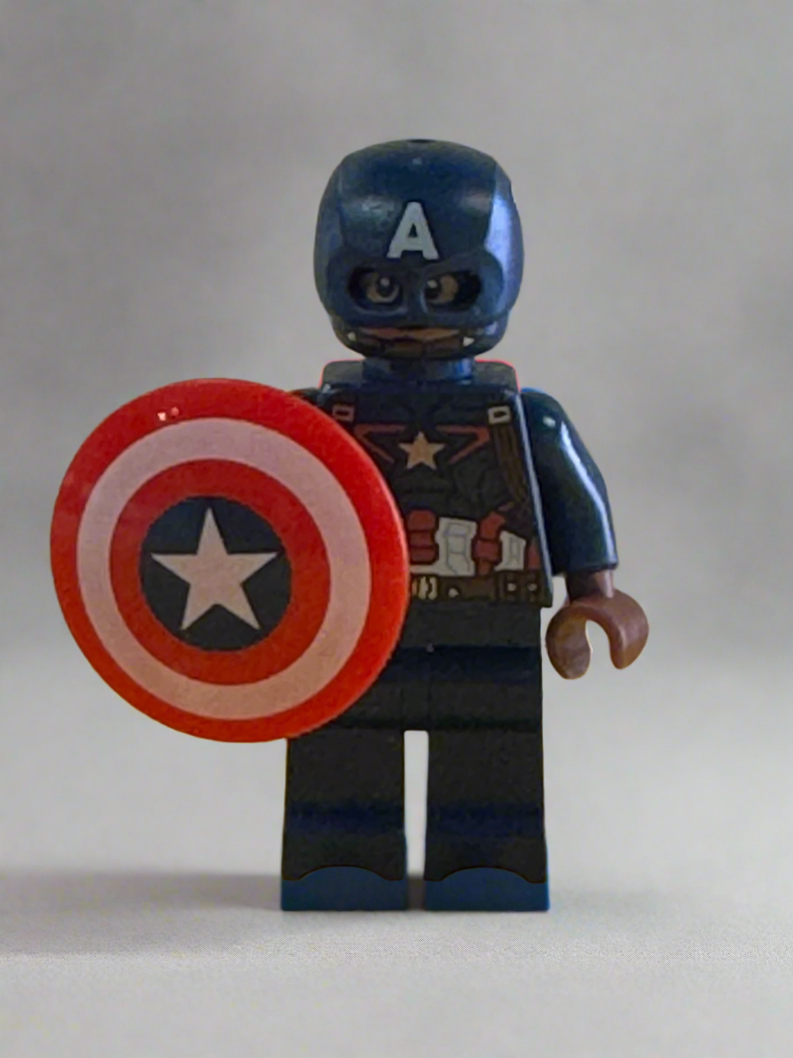 Captain America - Dark Blue Suit, reddish brown hands
